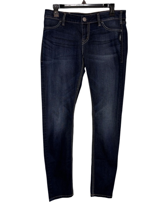 Silver Jeans Denim - Silver Jeans 30 X 31 Dark Wash‎ Blue Suki Jegging Skinny Low Rise Vintage Y2K